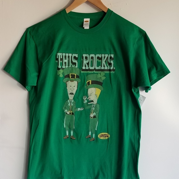 Beavis and Butthead St. Patrick's Day Retro Graphic Tee - Picture 9 of 9
